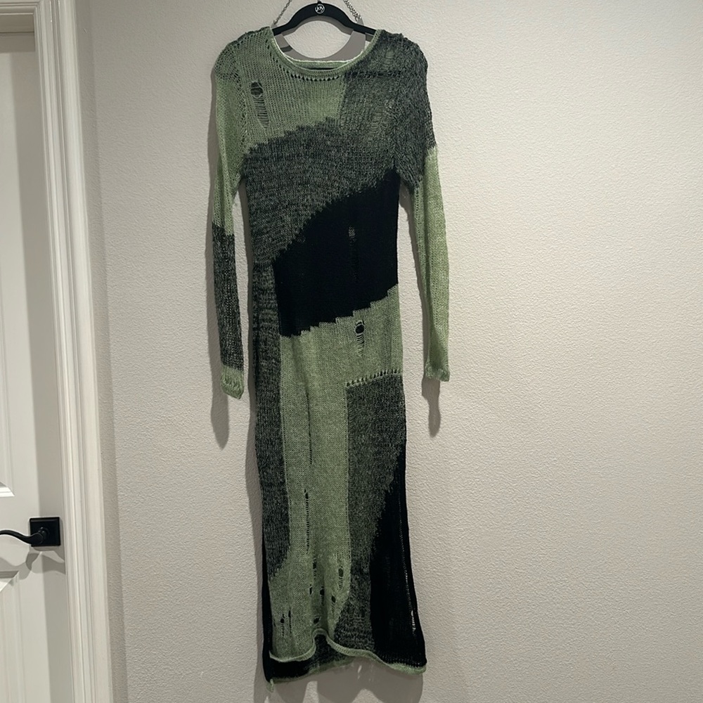 Knit maxi dress